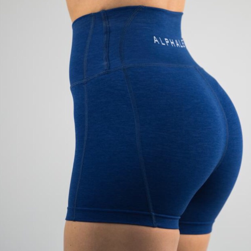 Alphalete Revival Shorts Estate Blue Small NWT - Picture 2 of 8
